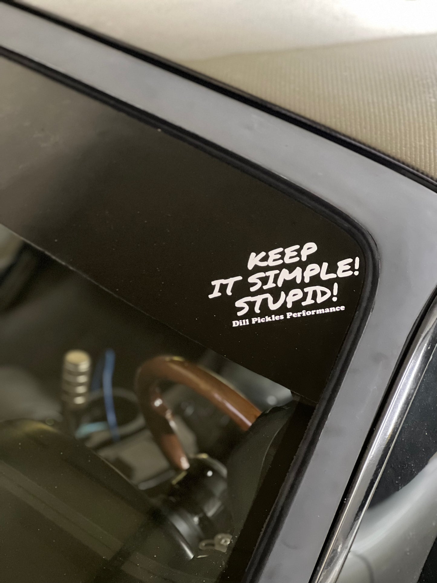 Keep it simple! Stupid! - Decal