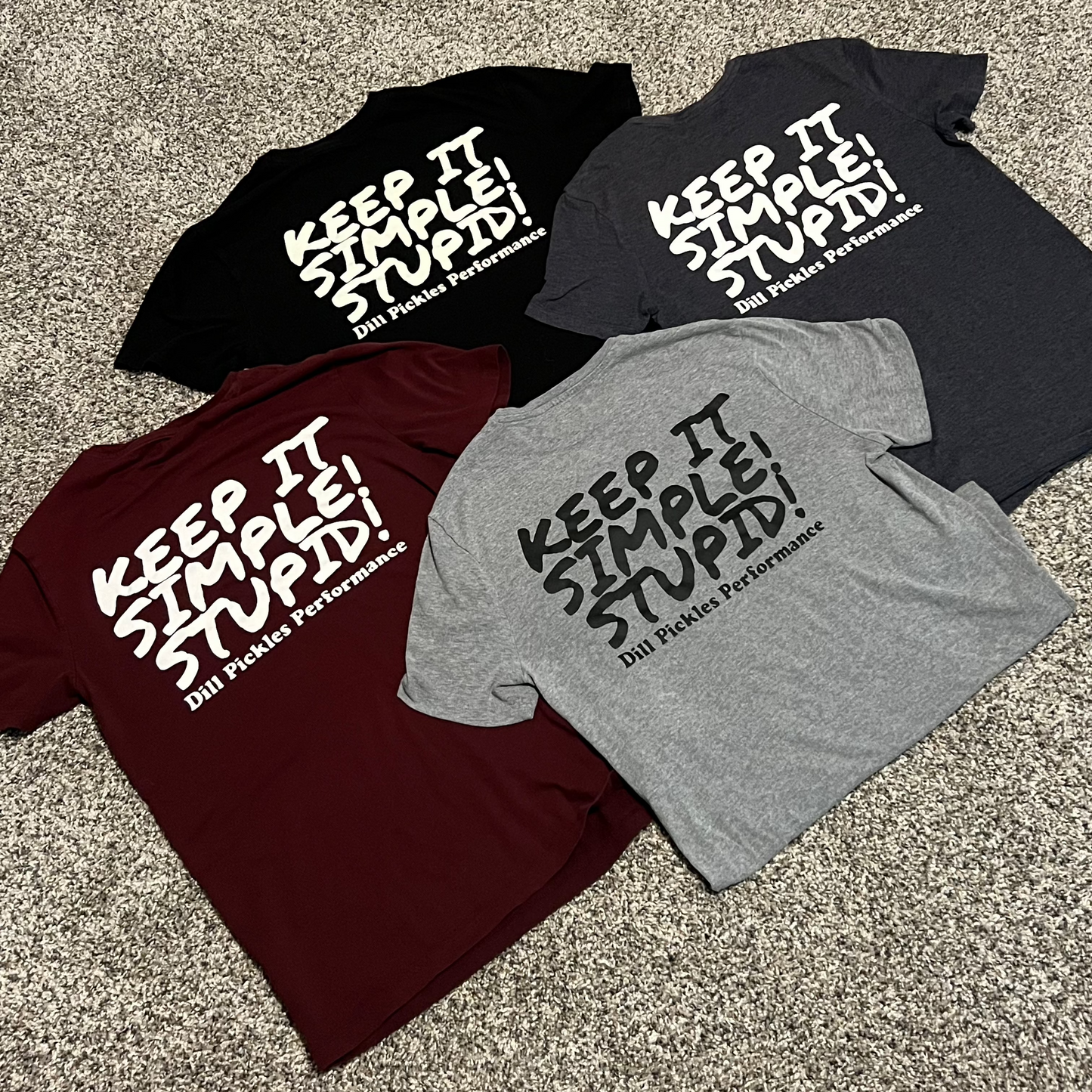 "Keep It Simple! Stupid!" Short Sleeved T-Shirt
