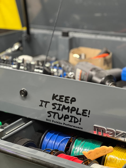 Keep it simple! Stupid! - Decal